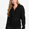 Adenora vest met rits