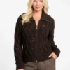 Adenora vest met rits
