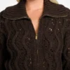 Adenora vest met rits