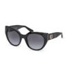 Adina Cat-Eye plastic zonnebril met textuur Adina Cat-Eye plastic zonnebril met textuur