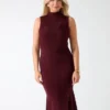 Adwoa jurk met hoge hals Adwoa jurk met hoge hals