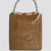 Aida Hobo-tasse met krokodillenprint Aida Hobo-tasse met krokodillenprint
