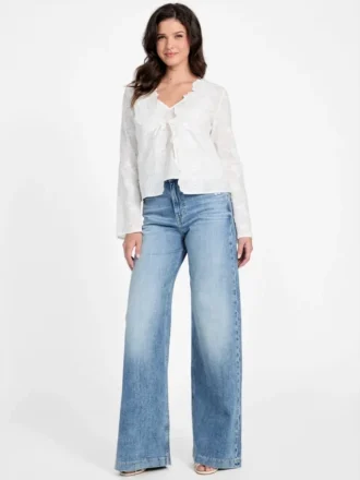 Aida-top met borduursels