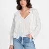 Aida-top met borduursels