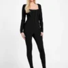 Aisha-jumpsuit met bandage-effect