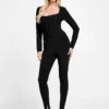 Aisha-jumpsuit met bandage-effect