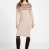 Akilah Jacquard-truien-jurk Akilah Jacquard-truien-jurk