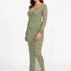 Alba Pointelle maxi-jurk
