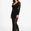 Alba Pointelle maxi-jurk