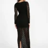 Alba Pointelle maxi-jurk