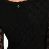 Alba Pointelle maxi-jurk