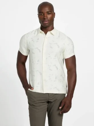 Alden Clip Jacquard-overhemd