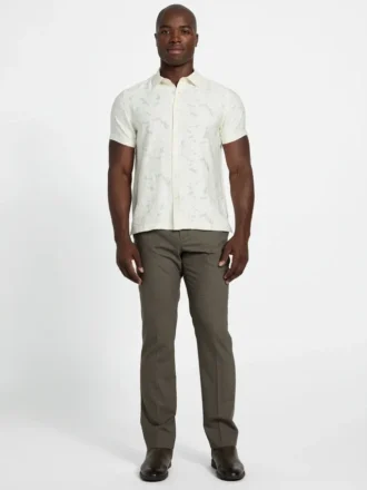 Alden Clip Jacquard-overhemd