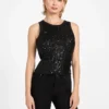 Alexia tanktop met pailletten