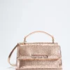 Alia satchel met textuur