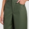 Alix kunstleren rechte broek met hoge taille Alix kunstleren rechte broek met hoge taille