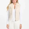 Amari gilet met rits en imitatiebont Amari gilet met rits en imitatiebont