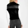 Amari gilet met rits en imitatiebont Amari gilet met rits en imitatiebont