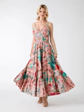 Amazonia Daydream maxi-jurk