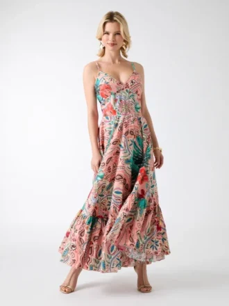 Amazonia Daydream maxi-jurk