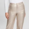 Ambra metallic broek van imitatieleer Ambra metallic broek van imitatieleer