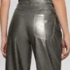 Ambra metallic broek van imitatieleer Ambra metallic broek van imitatieleer
