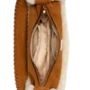 Amita suède en schapenvacht hobo-tas Amita suède en schapenvacht hobo-tas