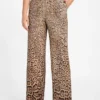 Amy satijnen broek met print Amy satijnen broek met print