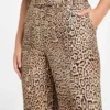 Amy satijnen broek met print Amy satijnen broek met print