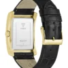 Analoog horloge in goudkleur en smaragdgroen