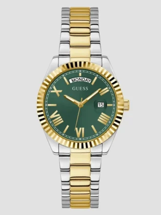 Analoog horloge in meerdere tinten en groen