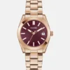 Analoog horloge in roségoudkleur