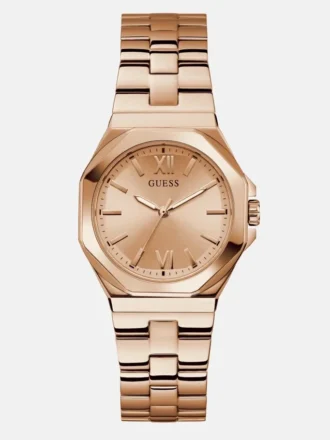 Analoog horloge in roségoudkleur