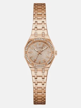 Analoog horloge in roségoudkleur