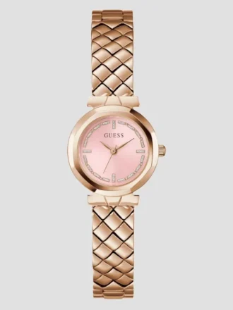 Analoog horloge in roségoudkleur