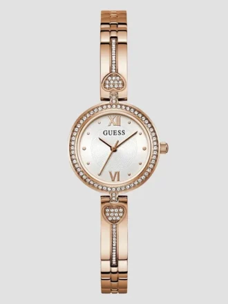 Analoog horloge in roségoudkleur
