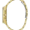 Analoog horloge met bloemmotief van roestvrij staal, 38 mm