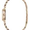 Analoog horloge met gemengde ketting in roségoudkleur