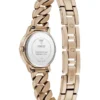 Analoog horloge met gemengde ketting in roségoudkleur