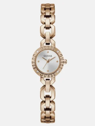 Analoog horloge met gerecycled staal en glas 22 mm
