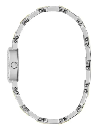 Analoog horloge met gerecycled staal en glas 22 mm