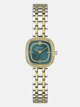 Analoog horloge met gerecycled stalen glas 25 mm