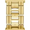 Analoog horloge met goudkleurige schakelband