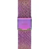 Analoog horloge met iriserende afwerking Analoog horloge met iriserende afwerking