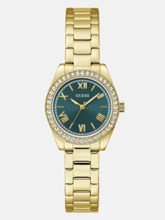 Analoog horloge met kristal 30 mm