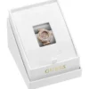 Analoog horloge met kristallen ring