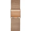 Analoog horloge met logo in roségoudkleur