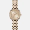 Analoog horloge met roestvrijstalen glas