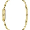 Analoog horloge met roestvrijstalen glas