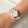 Analoog horloge met roestvrijstalen glas